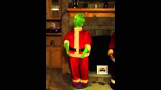 5ft singing dancing Santa and grinch [upl. by Adnalra]