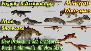 Fossils and Archeology Revival Mod Showcase New Dinosaur Skins Update [upl. by Adiv55]