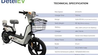 Detel pure easy electric scooterpricespecificationsFriendly budget scooter [upl. by Boiney]