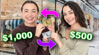 Swapping Credit Cards with My Twin Sister  Merrell Twins [upl. by Einial270]