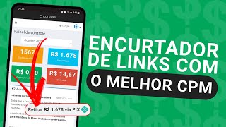 COMO GANHAR DINHEIRO ENCURTANDO LINKS  ENCURTANET [upl. by Sharity]