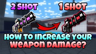 How to increase your weapon damage  Pixel Gun 3D [upl. by Nyrol27]