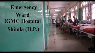 Emergency Ward IGMC Hospital Shimla Himachal Pradesh [upl. by Natiha739]