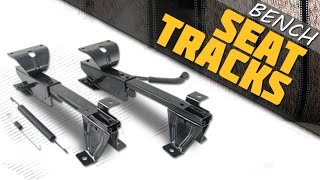 LMC Truck Bench Seat Track Set for 6972 ChevyGMC Trucks [upl. by Aremahs507]