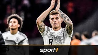 Toni Kroos spricht über DFBRücktritt  SPORT1  DER TAG [upl. by Eenat]