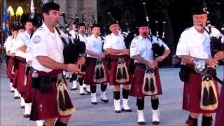 Irish Thunder Pipes amp Drums play the Chapel at Valley Forge Park 81413 [upl. by Llevel397]