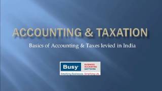 Lesson 1  Introduction to Accounting and Taxation [upl. by Estey]