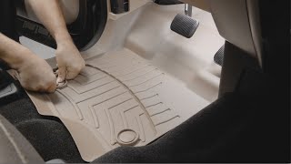 2020 Land Rover Defender 110 WeatherTech Rubber Mats  Floor Liners Install [upl. by Adorl]