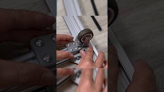 Install Castors with 3D Printing Help 3dprinting aluminumextrusion thealuminumcarpenter [upl. by Louanna]