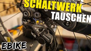 Schaltung am Fahrrad wechselntauschen EBIKE [upl. by Nerag]