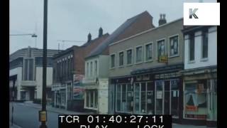 1950s Nuneaton Shops Streets UK Midlands Town [upl. by Adnopoz457]