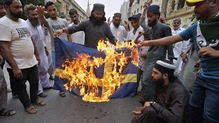 Sweden calls for vigilance abroad after Quran desecrations and protests in Muslim World [upl. by Harri]