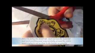 How to make your own embroidered patches  cheap and easy DIY badges [upl. by Ehsom543]