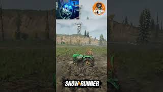 SnowRunner  Farm Tractor vs Extreme Mud snowrunner shorts logitechg29 gameplay steeringwheel [upl. by Maroj]