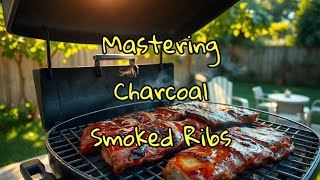 Mastering Charcoal Smoked RibsCharcoal grilling for beginners [upl. by Nnaycart393]