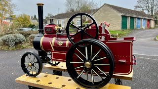 Maxitrak 15 Inch Gauge Allchin Traction Engine In Maroon Finish With Belly Water Tank amp Hand Pump [upl. by Felicity]