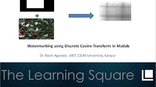 Implementation of Watermarking using Discrete Cosine Transform in Matlab [upl. by Ruthann]