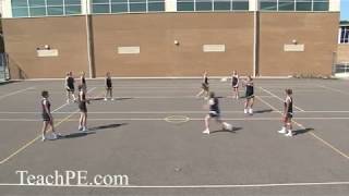 Netball Drill  Group Play  The Chest Pass [upl. by Trebleda910]