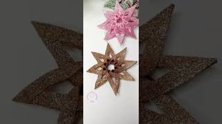 DIY Stella di Natale in Gomma Eva Facile  Tutorial Easy Make a Christmas Snowflake [upl. by Lledrev]