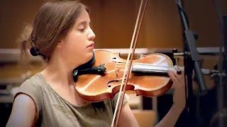 Vilde Frang records Britten amp Korngold Violin Concertos [upl. by Consolata]