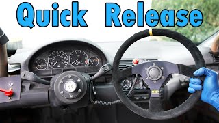 How to PROPERLY Install a Quick Release Steering Wheel with Working Horn [upl. by Harlie]