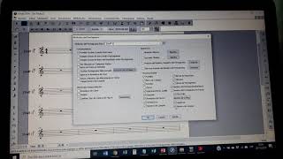 Finale 2014 Cómo configurar para imprimir solo pentagramas en finale [upl. by Anig]