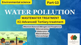 Advanced Tertiary treatment of Wastewater  Environmental science [upl. by Alec]