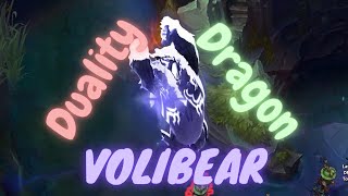 Duality Dragon Volibear Skin with Chroma  PreRelease [upl. by Sirromaj]