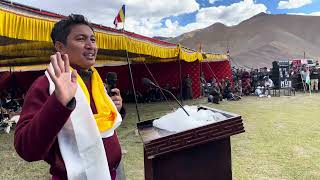 CHANGTHANG DISTRICT CELEBRATION  FORMER MP JTN FULL SPEECH [upl. by Necyrb]