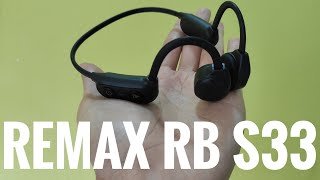 BONE CONDUCTION HEADPHONE  REMAX RB S33 [upl. by Aubreir837]