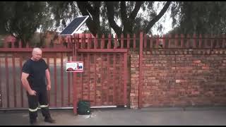 DTS Expert 500  Solar Gate Motor in action [upl. by Aitak441]