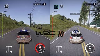 WRC 10 FIA World Rally Championship Splitscreen  2 players versus Gameplay  Rally New Zealand [upl. by Reine92]