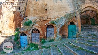 Pitigliano Italy Walking Tour Preview 4K [upl. by Hareemas]