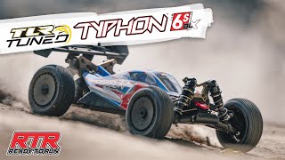 Introducing the ARRMARC TLR Tuned TYPHON 6S RTR  Bash One Day Race The Next ARA8406 [upl. by Aramad]