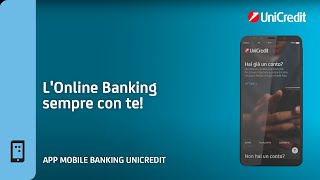 App Mobile Banking UniCredit lOnline Banking Sempre con te [upl. by Airotcivairam]