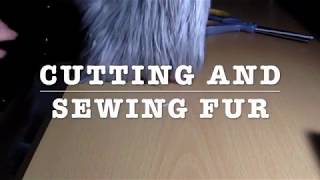 How to Cut and Sew Fur  Mini tutorial [upl. by Neve]