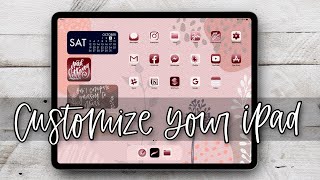 Customize your iPad Homescreen  Easy amp Aesthetic  MUST DO [upl. by Sayre820]