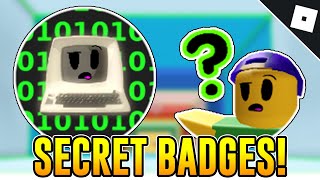 How to get quotTHE HIDDEN HOMEquot AND quotGLITCH MASTERquot BADGES in BE CRUSHED BY A SPEEDING WALL  Roblox [upl. by Adyan]