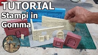 TUTORIAL  Stampi in gomma siliconica [upl. by Cyprio]