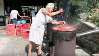 How to make tomato passata  Pasta Grannies [upl. by Krucik]