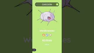 Cascoon The Cocoon Pokémon  Poképedia Gen 3 [upl. by Kcirdef541]