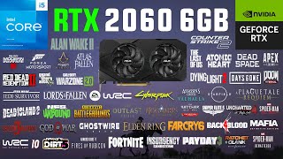 RTX 2060 6GB Test in 60 Games in 2023 [upl. by Akimik]