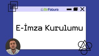 eİmza kurulum ve pin oluşturma işlemleri nasıl yapılır efatura [upl. by Suirtimid]