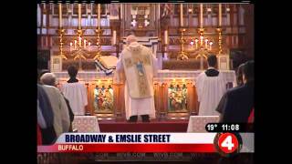 St Anns Church amp Shrine Buffalo NY  Rorate Mass 12102011 [upl. by Lodmilla]