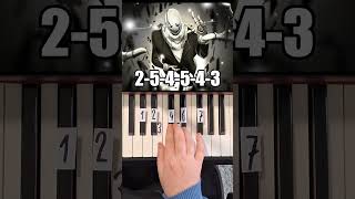 Dark Darker Yet Darker Undertale Piano Tutorial shorts [upl. by Ellekcir]