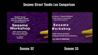 Sesame Street Toodle Loo Comparison [upl. by Haskins661]