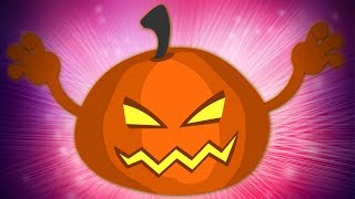 Theres A Scary Pumpkin Halloween Rhymes For Kids  Scary Nursery Rhymes For Children [upl. by Adaj]