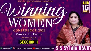 WINNING WOMENS  CONFERENCE  2023  SIS SYLVIA DAVID  AUGUST 16TH 2023 [upl. by Enirehtac447]