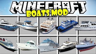 MINECRAFT MODS  VIAJA EN EL BARCO PIRATA Y OTRAS NAVES ALREDEDOR DEL MUNDO DE MINECRAFT [upl. by Anatola542]