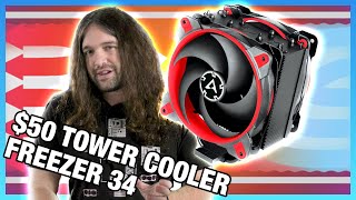 Noctua Has a Challenger Arctic Freezer 34 eSports Duo CPU Cooler Review [upl. by Ialokin452]